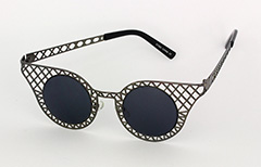 Solglasögon med rutnät, cateye-modell - Design nr. 1034