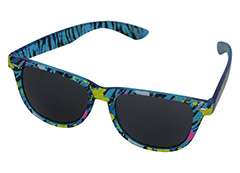 Wayfarer solglasögon i transparent blå - Design nr. 1154