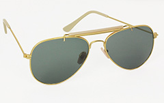 Solglasögon i Aviator-modell i guld - Design nr. 3031
