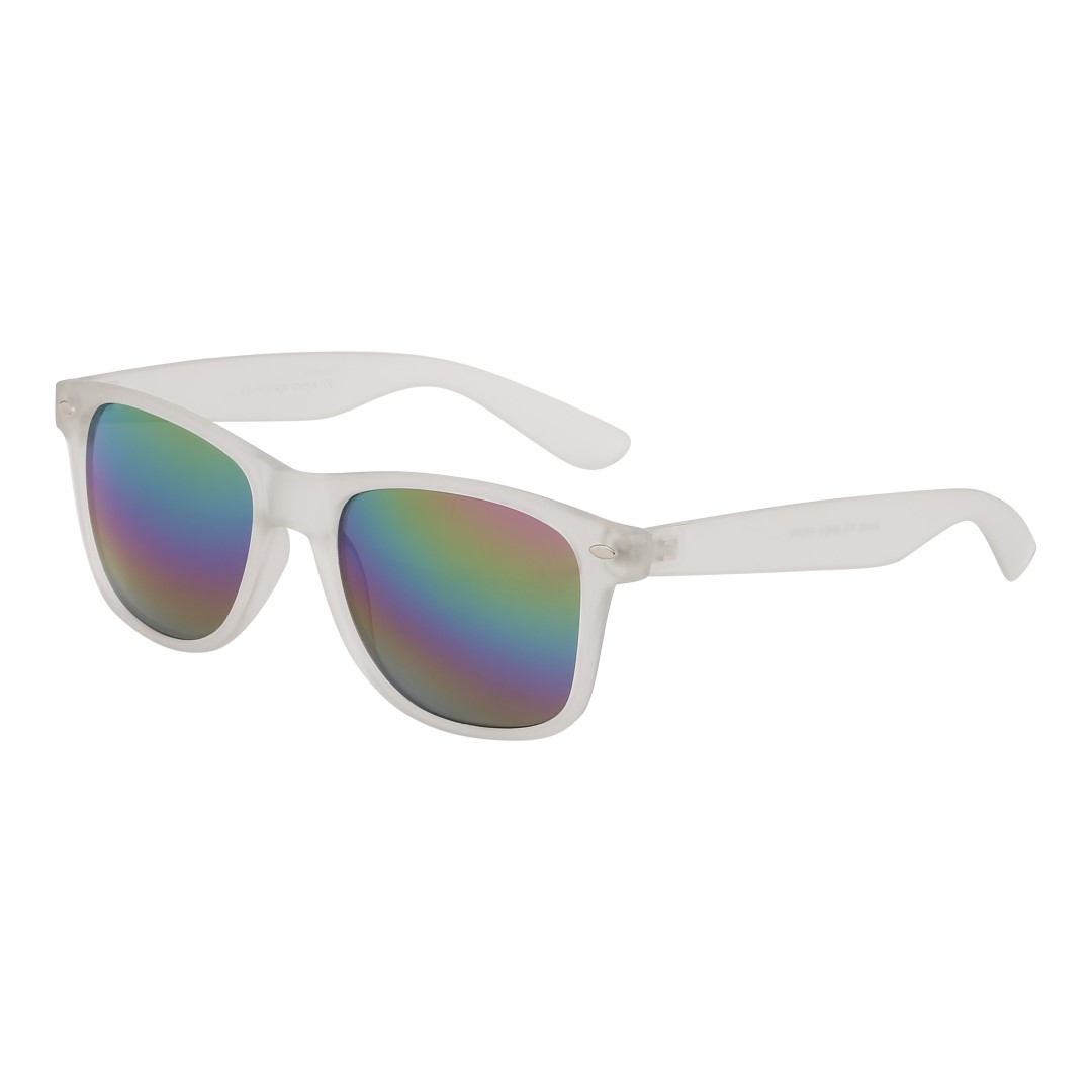 Wayfarer solglasögon i matt transparent - Design nr. 3040