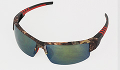 Golf solglasögon med mönster