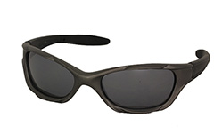 Herrsolglasögon i sportig design i grått / brunt