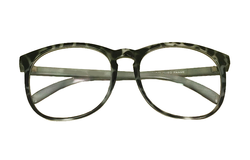 Glasögon med klart glas i gråsvart design - sunlooper.se - billede 2