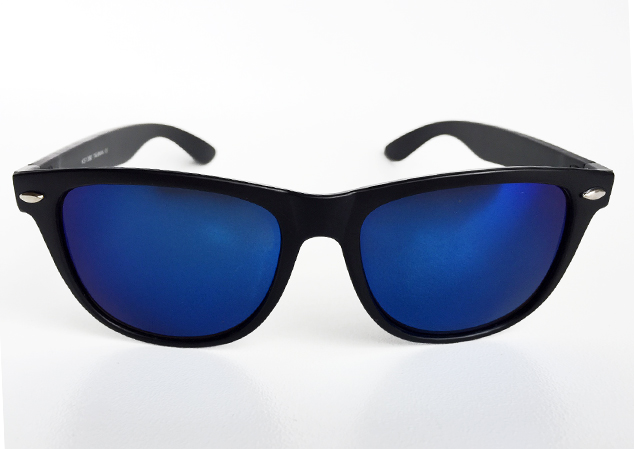 Wayfarer solglasögon med blått glas - sunlooper.se - billede 3