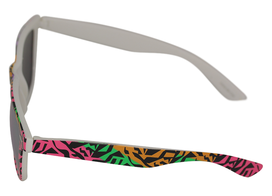 Wayfarer solglasögon med färgat djurmönster - sunlooper.se - billede 2
