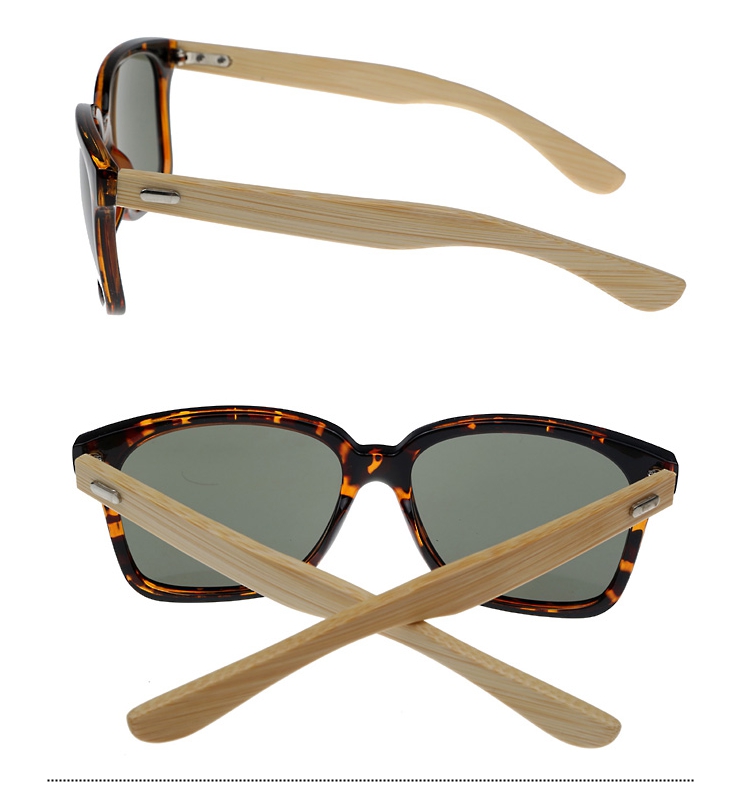 Solglasögon med bambuskalmar - sunlooper.se - billede 2