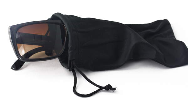 Svart enkelt etui till glasögon och solglasögon - sunlooper.se - billede 2