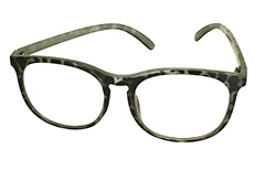 Glasögon med klart glas i gråsvart design - Design nr. 3252