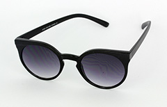 Enkla svarta runda solglasögon - Design nr. 1020