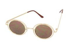 Runda lyxiga solglasögon i John Lennon-stil - Design nr. 1111