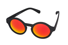 Runda matta solglasögon med spegelglas - Design nr. 1143