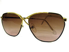 Solglasögon i metall med flätade detaljer - Design nr. 1376