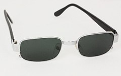 Fyrkantiga solglasögon i silver - Design nr. 3002