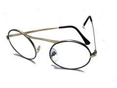 Runda glasögon med klart glas - Design nr. 305
