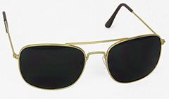 Guldfärgade Randolph Aviator solglasögon - Design nr. 3091