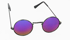 Barnsolglasögon med svarta metallbågar - Design nr. 3107