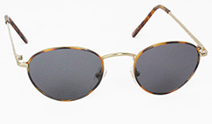 Ovala solglasögon med gråsvart glas - Design nr. 3120