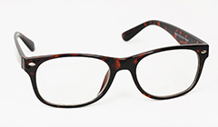 Fina och lätta Wayfarer-glasögon utan styrka - Design nr. 3129