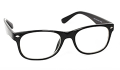 Svarta glasögon utan styrka i lätt design - Design nr. 3130