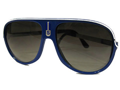 Blå solglasögon i Aviator-modell - Design nr. 565