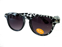 Wayfarer solglasögon i grå / svart - Design nr. 578