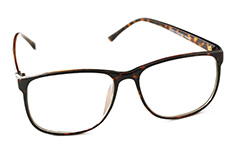 Sköldpaddsbruna glasögon utan styrka - Design nr. 889
