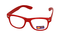 Barnglasögon i röd Wayfarer-modell - Design nr. 939